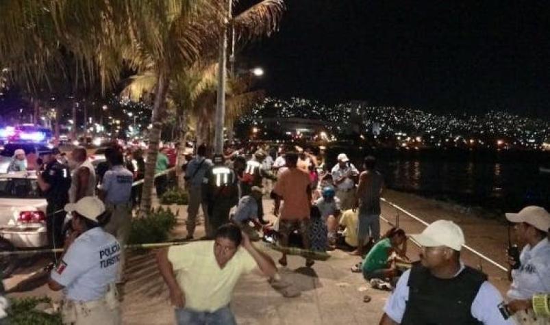 México: un muerto y siete heridos tras balacera en turístico Acapulco
