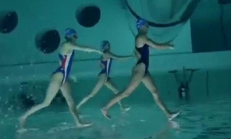 [VIDEO] ¿Cómo se ven las nadadoras sincronizadas bajo el agua?