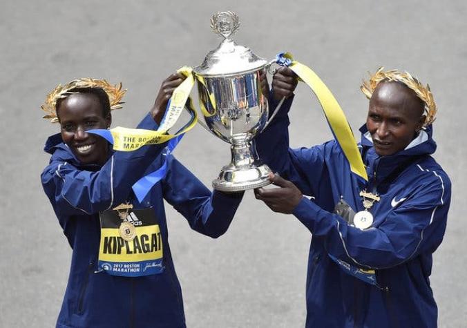 Kirui y Kiplagat firman un doblete keniano en Maratón de Boston