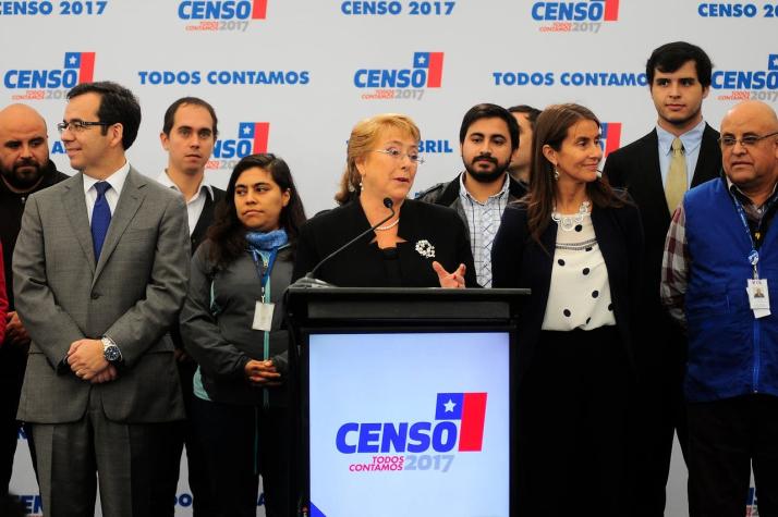 Bachelet por Censo 2017: "Hemos recuperado una elogiada tradición chilena"