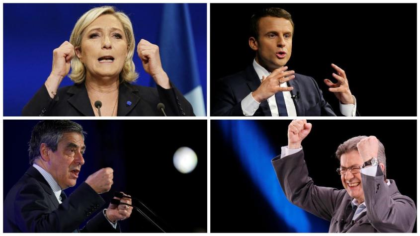 Quién es quién entre los favoritos en la cerrada lucha presidencial en Francia
