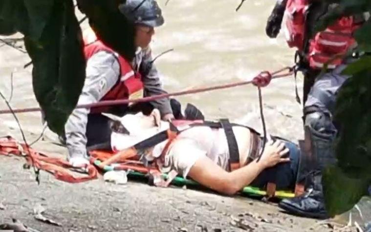 [VIDEO] Un chileno resultó herido en protesta en Venezuela
