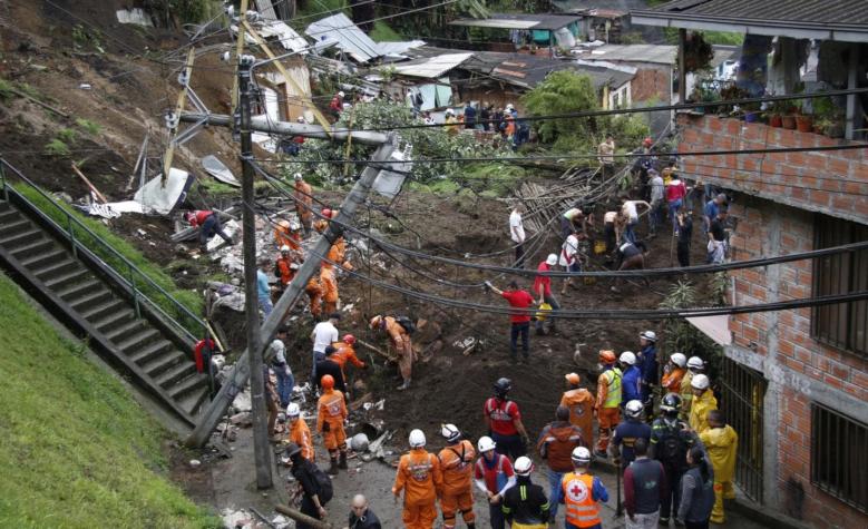 Conteo de muertos por torrenciales lluvias en Colombia asciende a 19