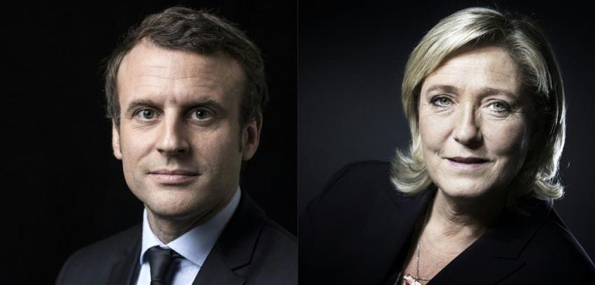 Macron y Le Pen disputarán la segunda vuelta de las presidenciales en Francia