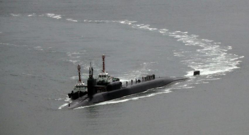 Estados Unidos ubica submarino nuclear en Corea del Sur