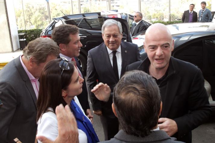 Presidente de la FIFA ya está en Chile para participar del Congreso de la Conmebol