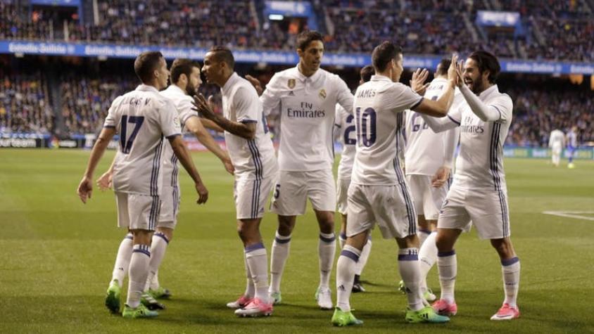 Sigue la lucha en España: Real Madrid responde al Barcelona y golea 6-2 al Deportivo
