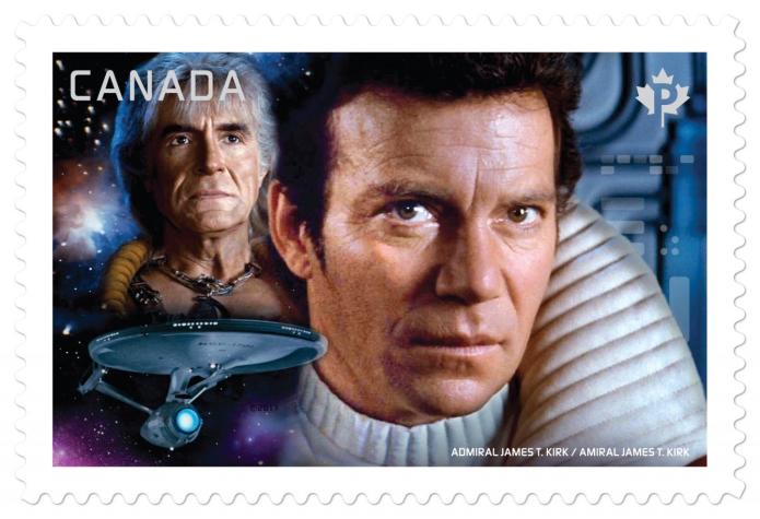 Canadá imprime estampillas de "Viaje a las Estrellas"
