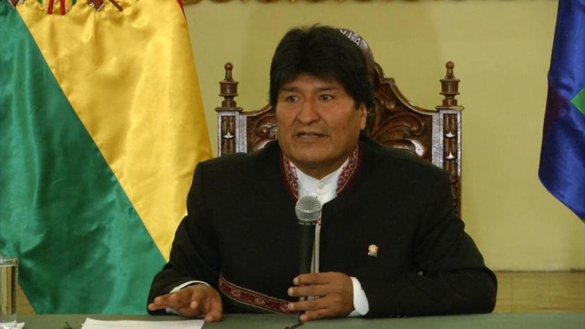[VIDEO] Evo Morales reconoce error frente a disputa por río Silala