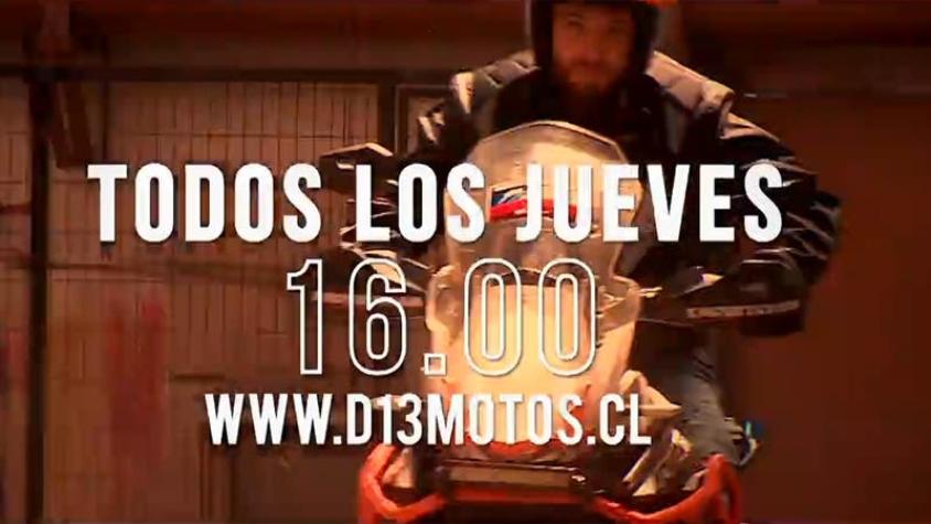[VIDEO] ¡Las motos llegan a Canal 13! Todos los jueves en vivo junto a Jeremías Israel