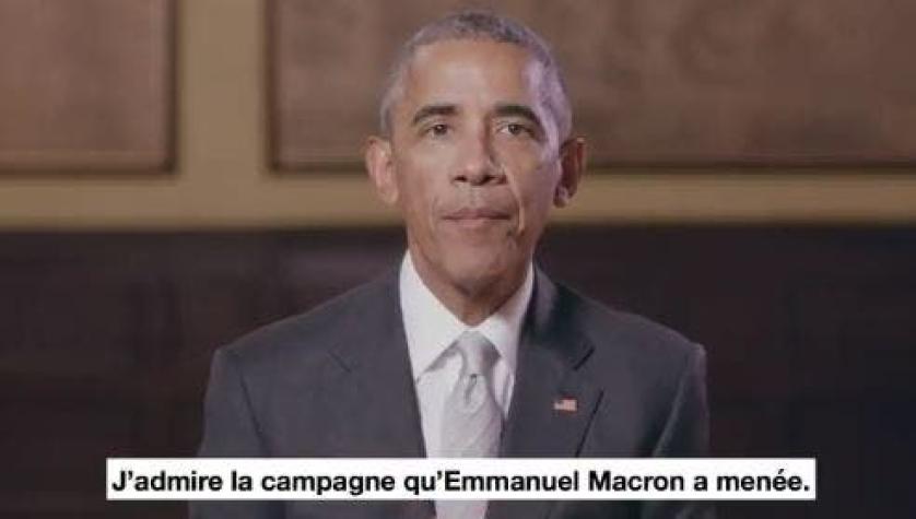 Obama anuncia su apoyo a Macron ante elecciones en Francia