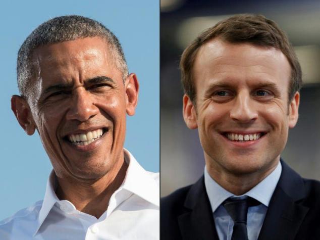 Barack Obama entrega su apoyo a Emmanuel Macron en Francia