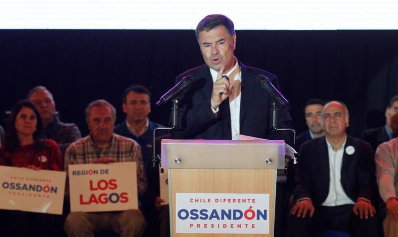 Manuel José Ossandón lanza su candidatura y anuncia que "trae una retroexcavadora gigante"