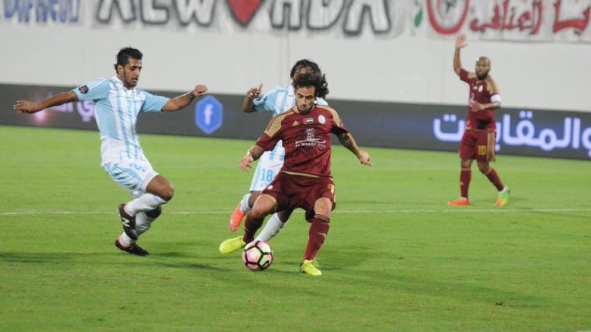 Jorge Valdivia sale lesionado en eliminación de Al Wahda de Champions League de Asia