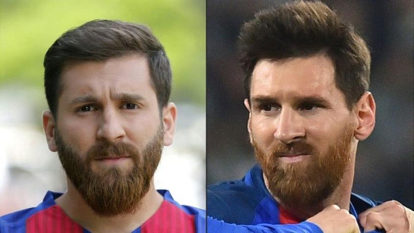 El iraní cuyo increíble parecido con Lionel Messi le ha causado problemas con las autoridades