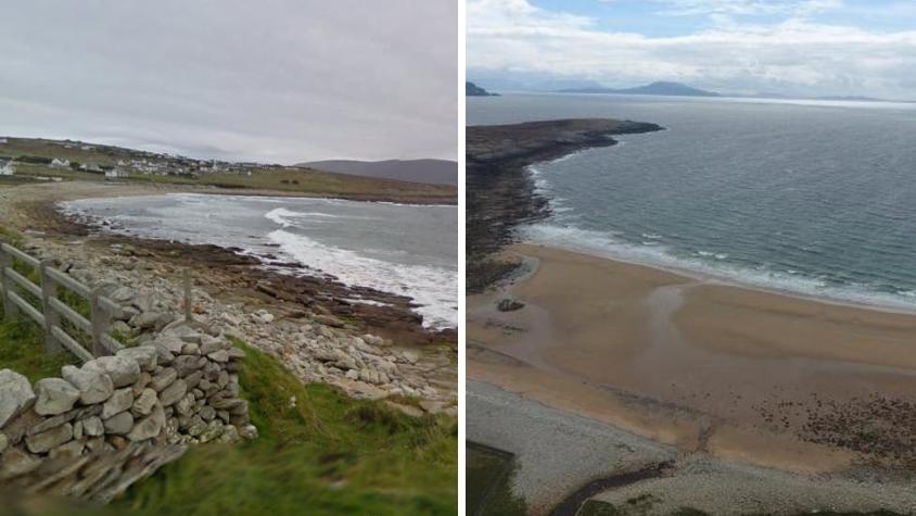 Dooagh beach, la playa en Irlanda que volvió a tener arena luego de 30 años