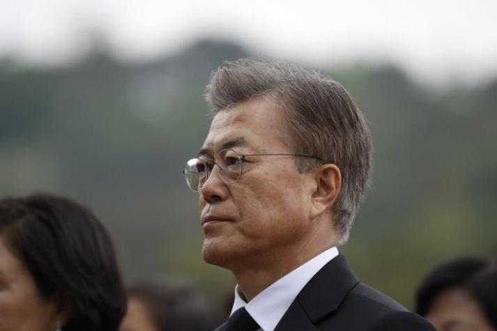 El presidente surcoreano dice en su juramento estar dispuesto a ir a Pyongyang