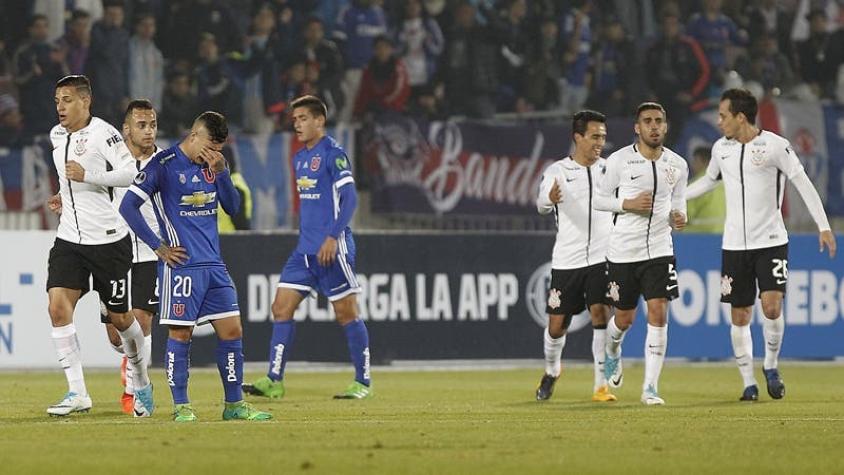 Universidad de Chile vuelve a caer ante Corinthians y se despide de Copa Sudamericana