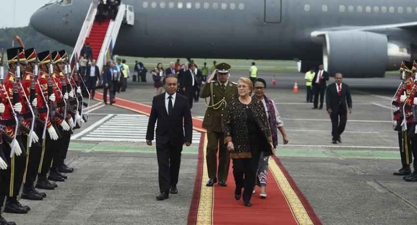 Presidenta Bachelet inicia visita de Estado a Indonesia