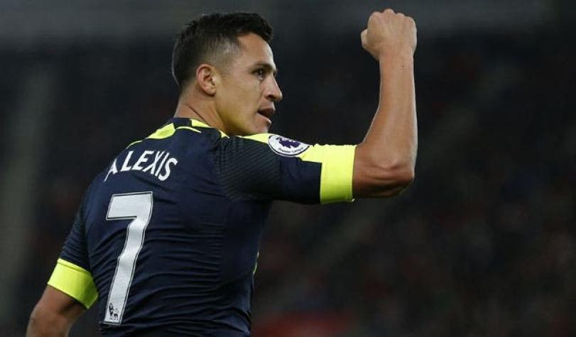 Alexis marca su gol 50 con Arsenal en Premier League y saluda a su mamá por su cumpleaños