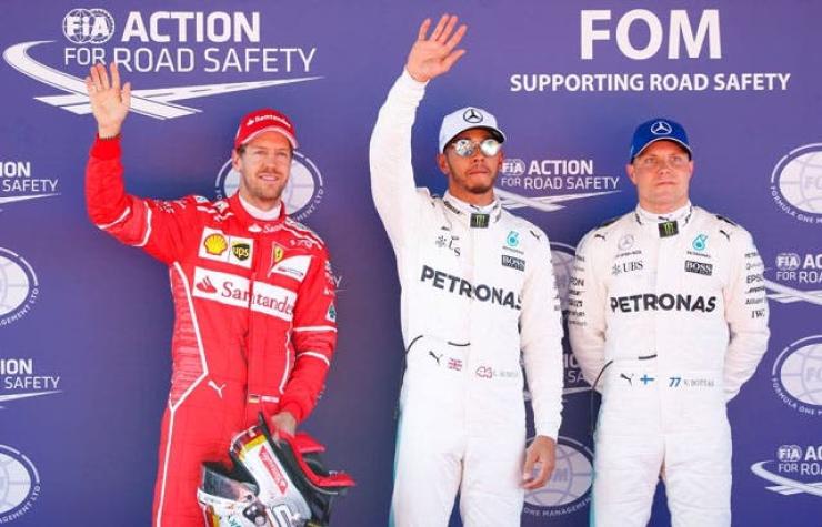 Lewis Hamilton logra la pole position en el Gran Premio de España