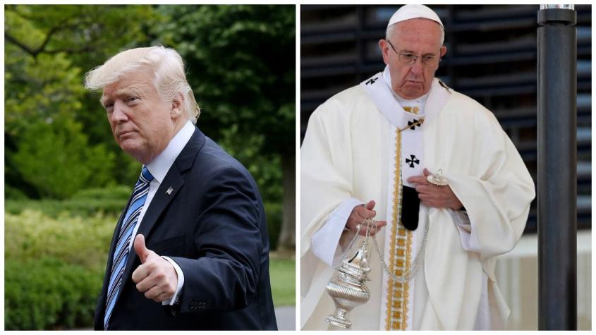 El papa asegura que no juzgará a Trump sin haberlo escuchado antes
