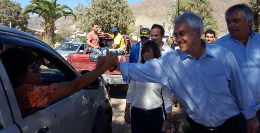 Piñera tras visita a Chañaral: "No podemos evitar catástrofes, pero sí debemos enfrentarlas mejor"