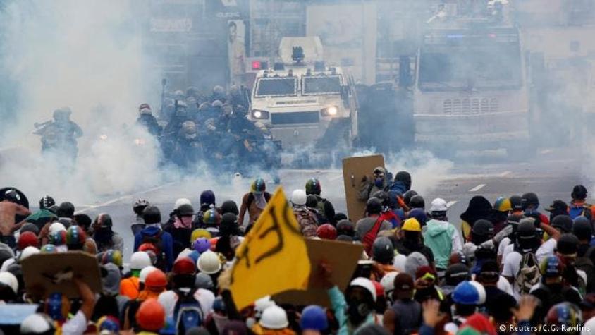 Deportistas venezolanos protestan a su modo