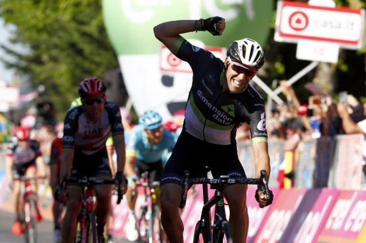 Ciclista español Omar Fraile gana la 11° etapa del Giro de Italia