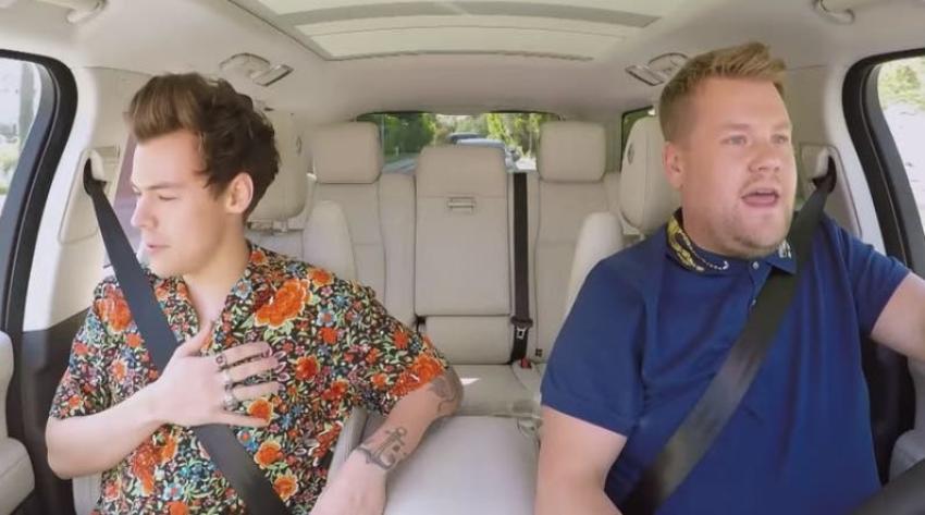 [VIDEO] Harry Styles se une a James Corden en nuevo capítulo de "Carpool Karaoke"