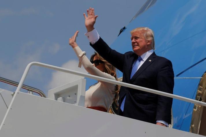 Presidente Donald Trump inicia su primera gira oficial al exterior