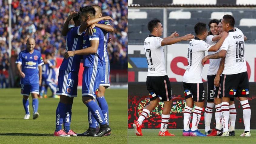 Las probables formaciones de la U y Colo Colo para la fecha 15