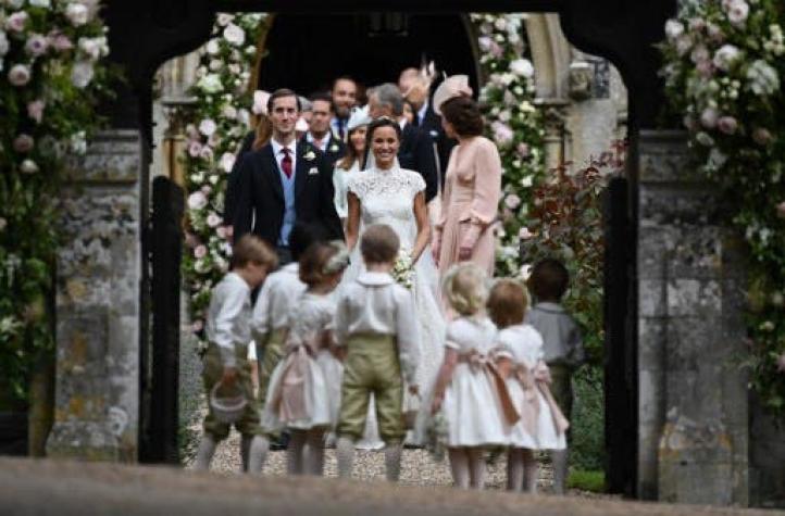 Pippa Middleton, hermana de la duquesa de Cambridge se casó con el empresario James Matthews