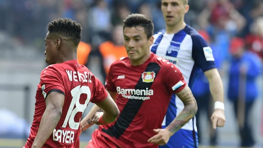 [VIDEO] Charles Aránguiz cierra la temporada con un gol por Bayer Leverkusen