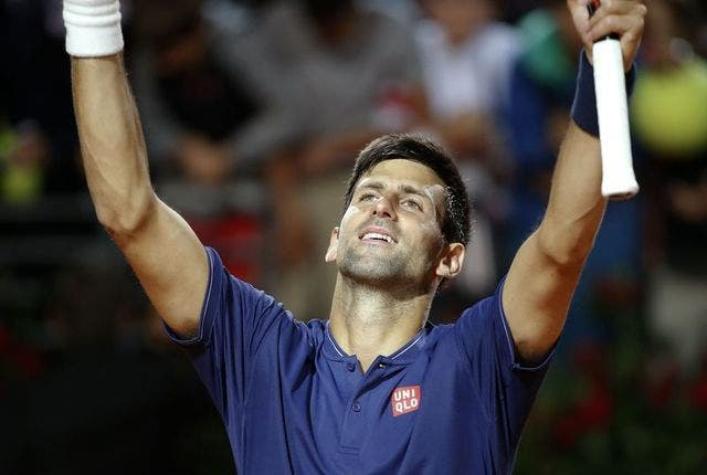 Djokovic “barre” a Thiem y jugará la final de Roma ante el alemán Zverev