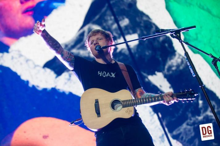 El detalle "chileno" de Ed Sheeran en los Billboard Music Awards 2017