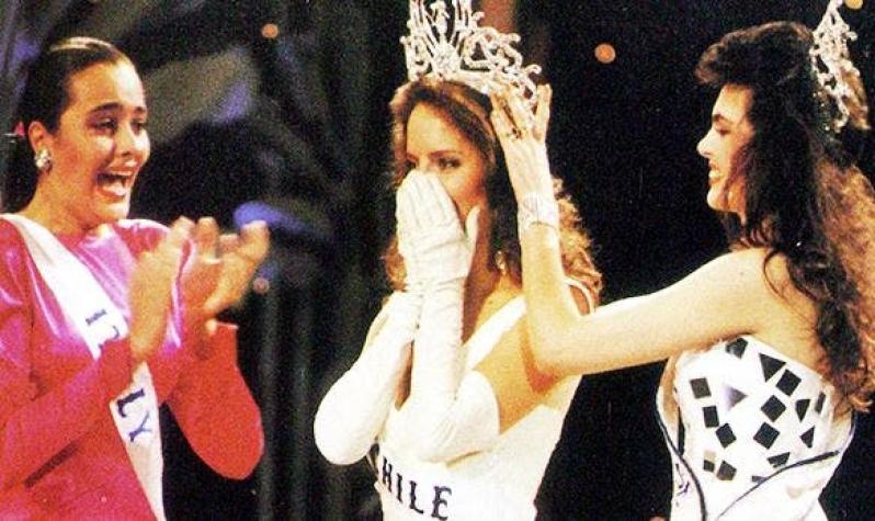 No fue un vestido más: la historia del atuendo con que Cecilia Bolocco se coronó Miss Universo