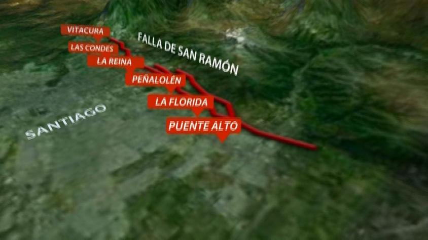 [VIDEO] Los peligros de la Falla de San Ramón