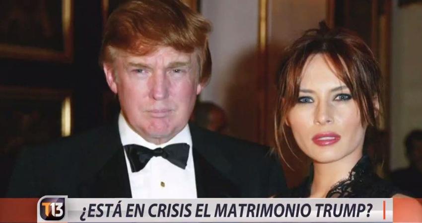 [VIDEO] ¿Está en crisis el matrimonio de Donald Trump?