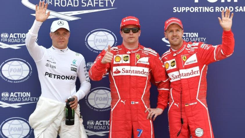 Raikkonen logra la "pole" sobre su Ferrari por primera vez desde el año 2008