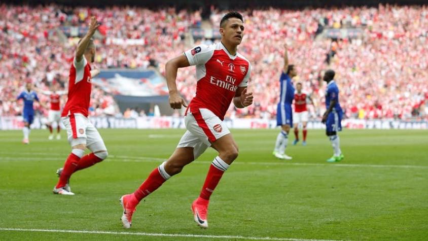 Alexis campeón: anota y es figura en triunfo de Arsenal sobre Chelsea para ganar la Copa FA