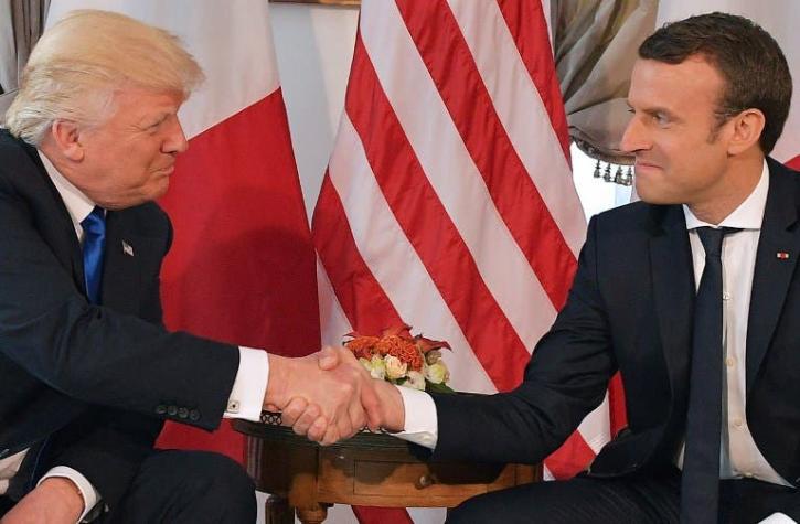 Macron: apretón de manos con Trump "no es inocente"