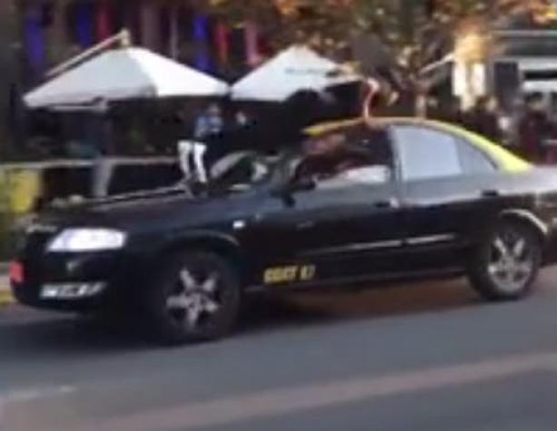 Taxista atropella a hombre tras enfrentamiento en Providencia