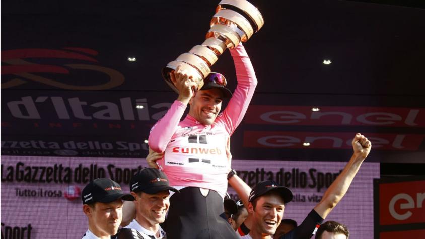 Holandés Tom Dumoulin conquista su primer título del Giro de Italia