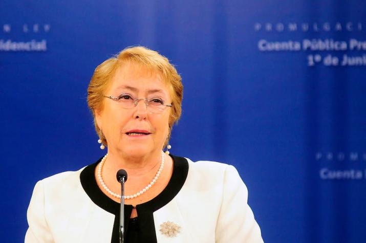 Bachelet cumple 58% de las promesas de la última Cuenta Pública