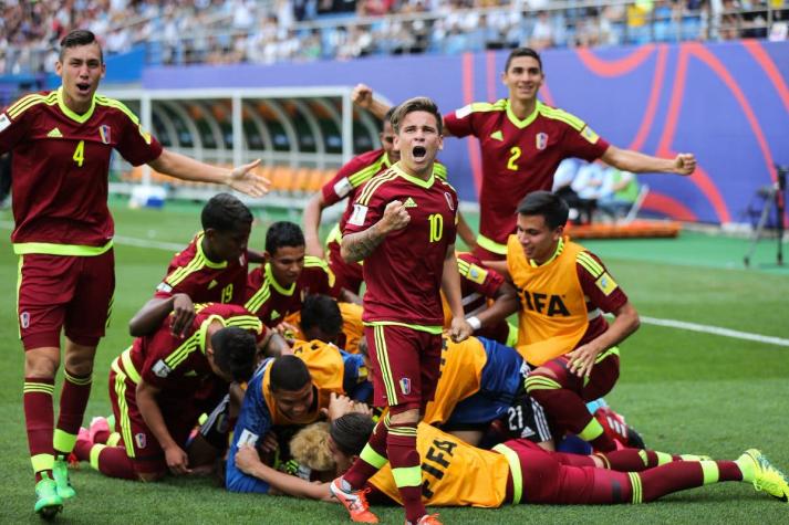 Venezuela hace historia: Vence en la prórroga y está en cuartos del Mundial Sub 20