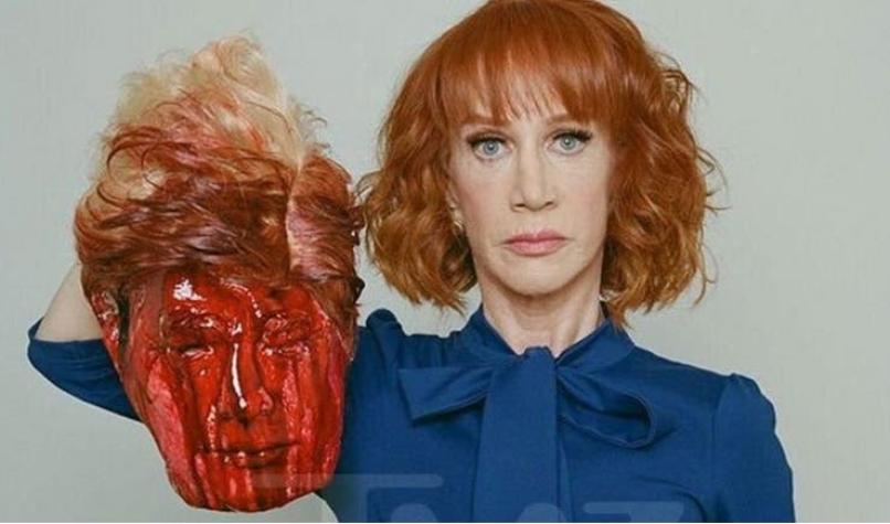 CNN despide a comediante Kathy Griffin por "decapitar" a Donald Trump