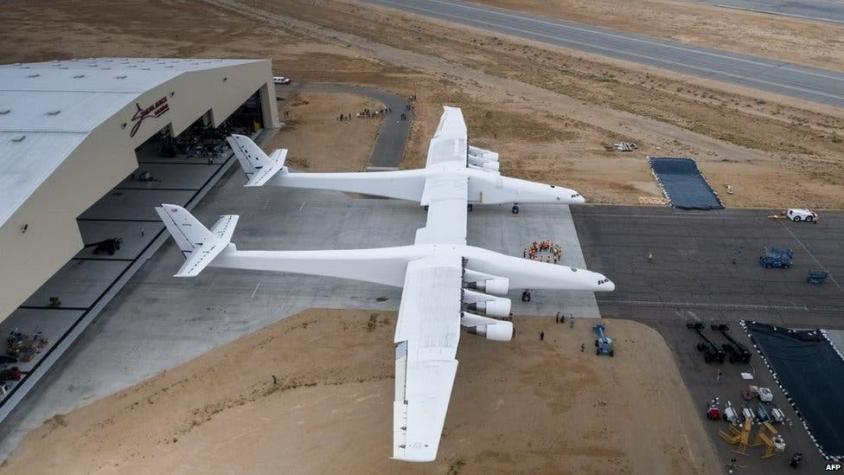 Así es el espectacular Stratolaunch, el avión más grande del mundo