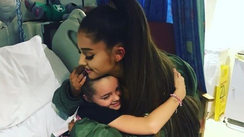 Ariana Grande visitó a sus seguidores que resultaron heridos en el atentado de Manchester