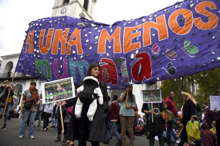 "¡Nos matan!" fue la consigna de la tercera marcha contra la violencia a la mujer en Argentina